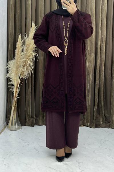 ŞANLI ÜÇLÜ TAKIM Bordo