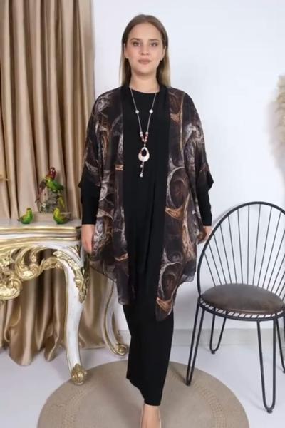 SARAY 3 LÜ TAKIM Siyah