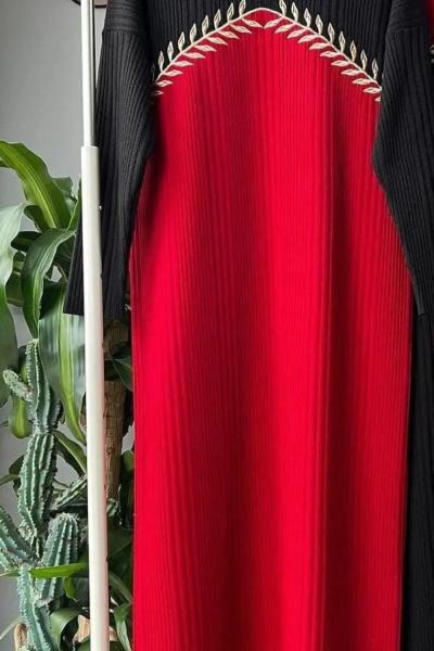 Seyran Elbise  Kırmızı