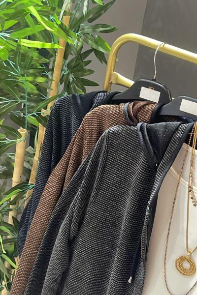 ŞÖNİL KAPŞONLU  Kahverengi