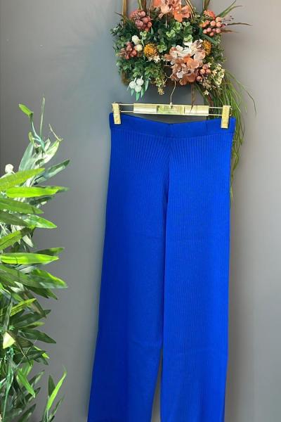 Triko Pantolon  Saks Mavisi