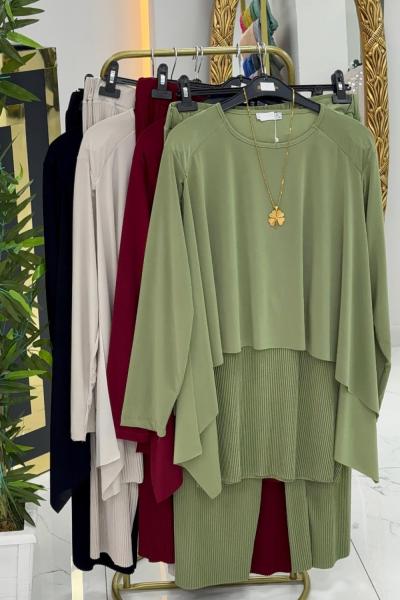 Zehra Takım Mint Yeşili