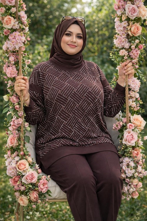 Zeliha Takım Kahverengi