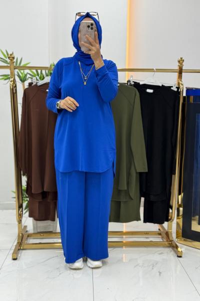 Zelin Takım Saks Mavisi