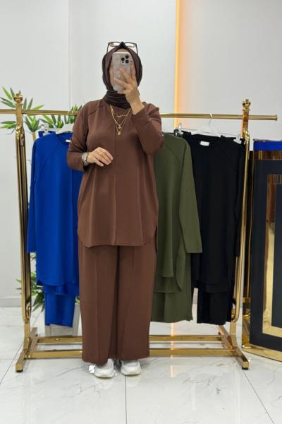 Zelin Takım Kahverengi