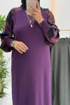 Zerine Elbise  Mor