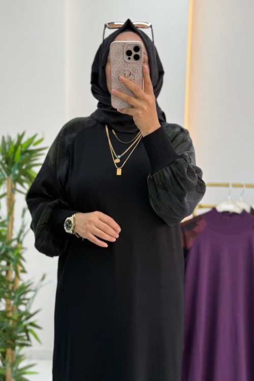 Zerine Elbise  Siyah