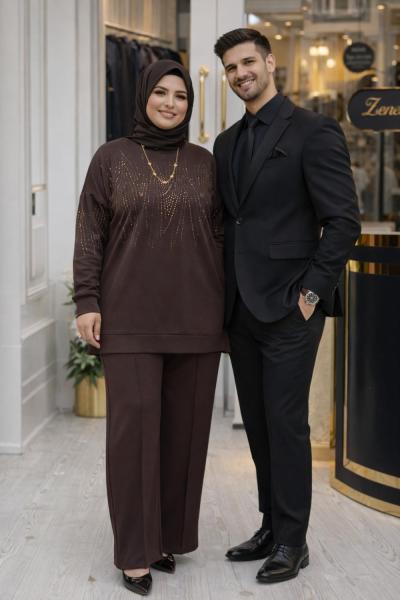 Zuhal Takım Kahverengi