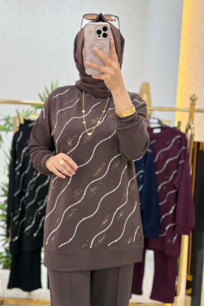 Zümrüt Takım Kahverengi