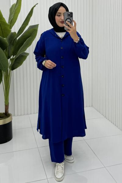 Dilan Takım Saks Mavisi