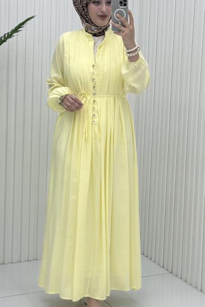 Gizem Elbise Sarı