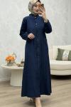 Göksu Ferace Elbise Lacivert