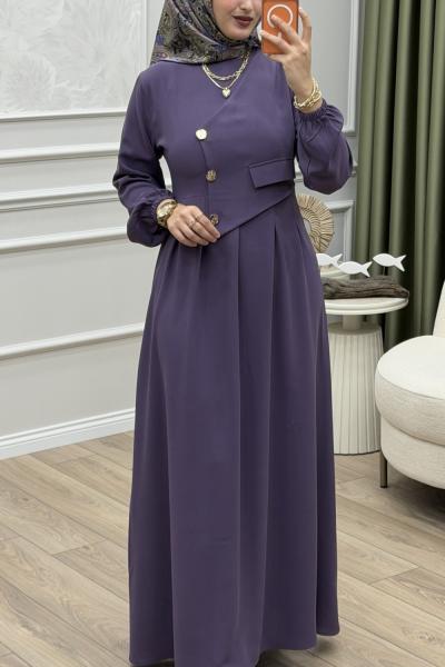 Gönül Elbise Lila