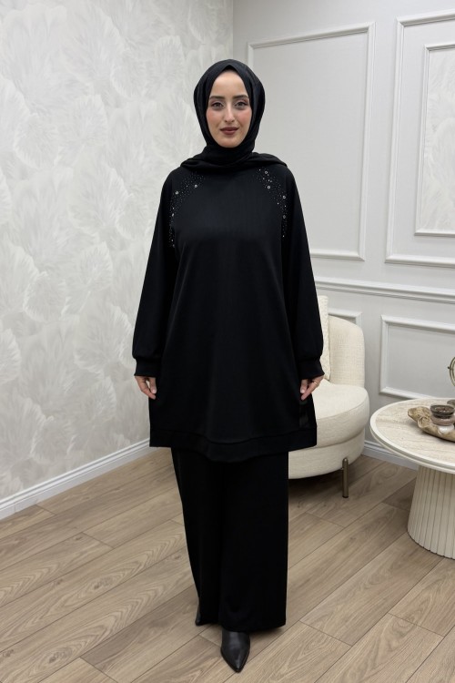 Meral Takım Siyah