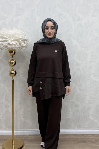 Pelin Takım Kahverengi