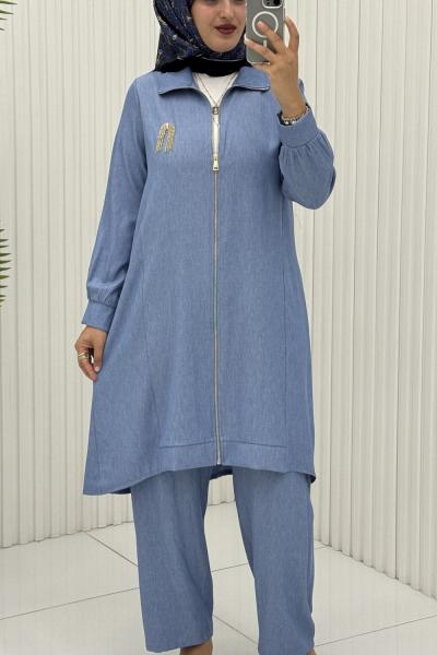 Tuana Takım Buz Mavisi