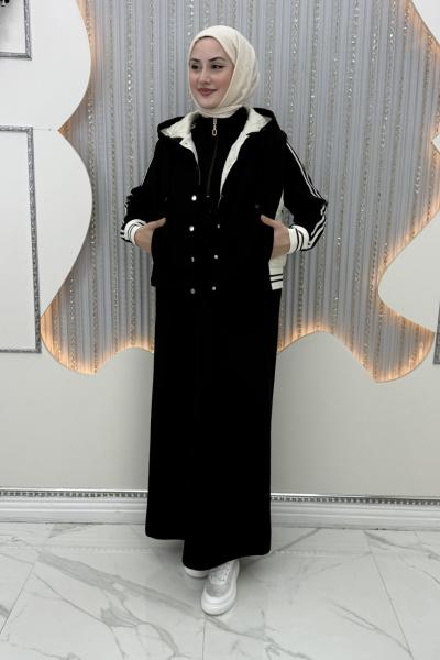 Adisa Yelekli Elbise Siyah