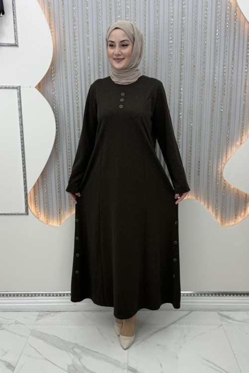 Ahsa Elbise Kahverengi