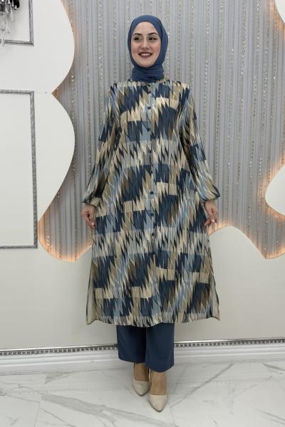 Alaz Pantolonlu Takım Lacivert