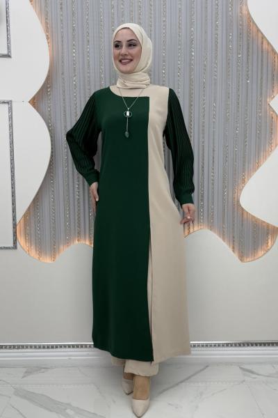 Aliye Pantolonlu Takım Zümrüt