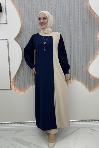 Aliye Pantolonlu Takım Lacivert