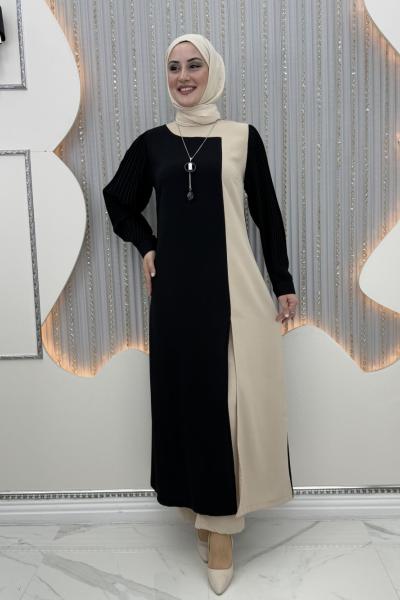 Aliye Pantolonlu Takım Siyah