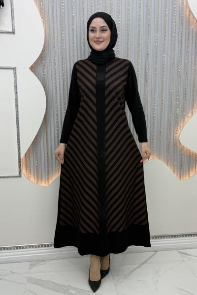 Alya Elbise Kahverengi