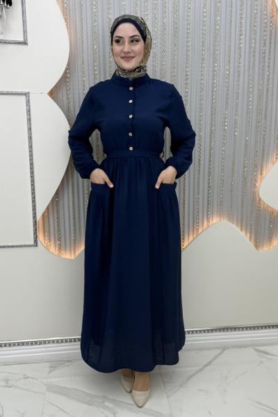 Armin Cepli Elbise Lacivert