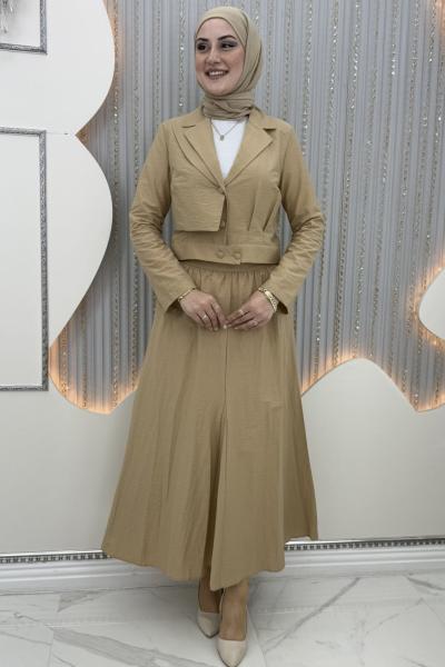 Asrın etekli takım Vizon