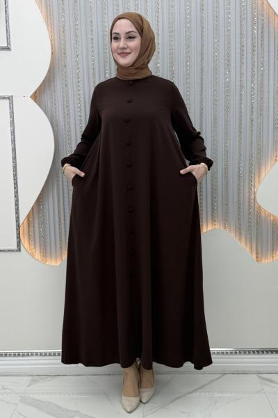 Ayende Elbise Kahverengi
