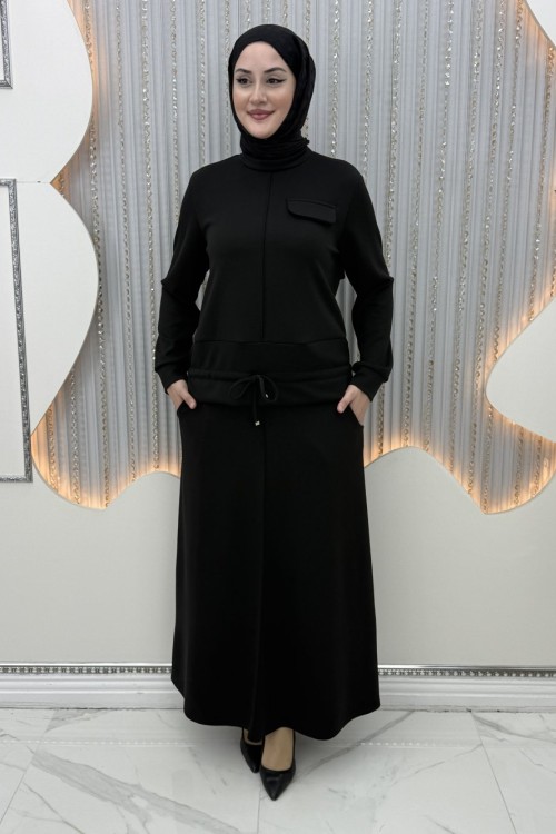 Aymina Etekli Takım Siyah