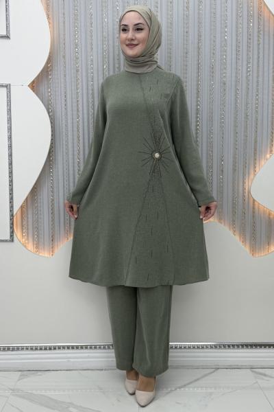 Aysima Pantolonlu Mint Yeşili