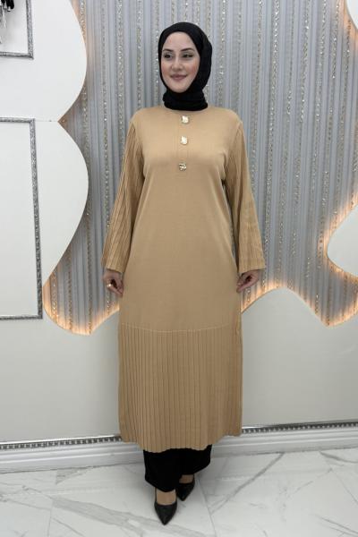 Belis Tunik Elbise Vizon