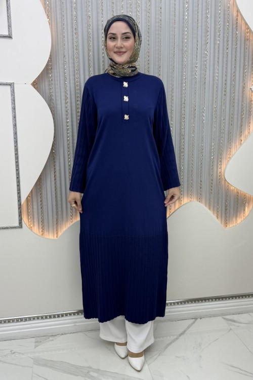 Belis Tunik Elbise Lacivert