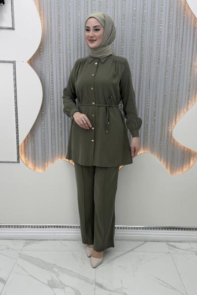 Bensu Pantolonlu Takım Haki