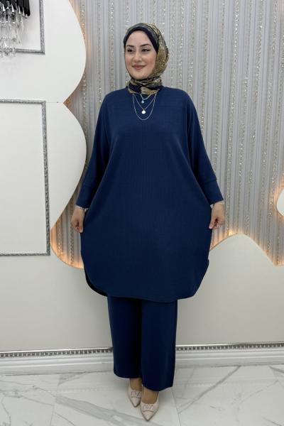 Beyhude Pantolonlu Takım Lacivert