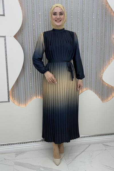 Birce elbise  Lacivert