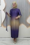 Birce elbise  Mor