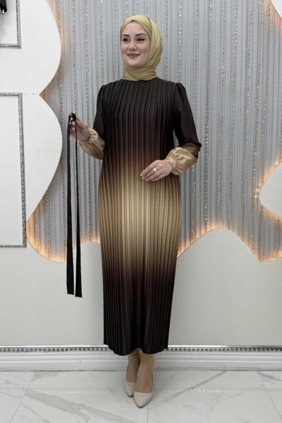 Birce elbise  Kahverengi