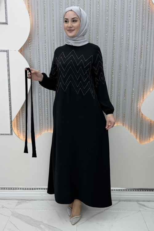Büşra Elbise Siyah