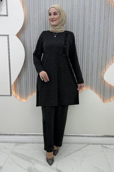 Cavidan Pantolonlu Takım Siyah