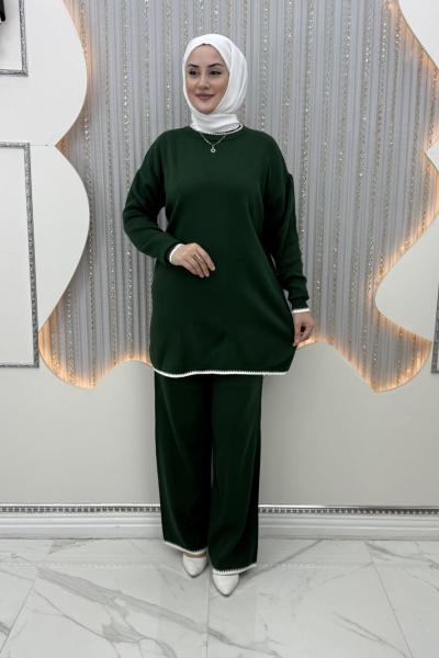 Çima 2’li Triko Takım Zümrüt