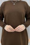 Çima 2’li Triko Takım Kahverengi