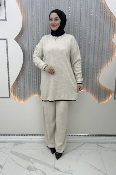 Çima 2’li Triko Takım Krem