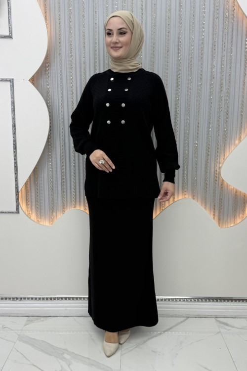 Dicle Etekli Takım  Siyah