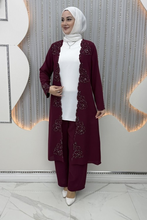 Dilber 3’lü Takım Bordo