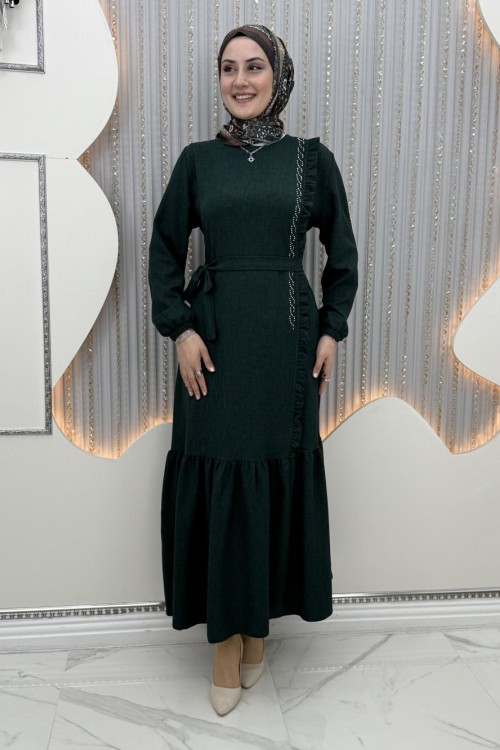 Diva Elbise Zümrüt