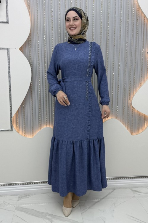 Diva Elbise Mavi