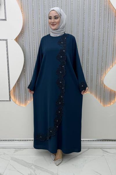 Durunaz Abiye Petrol Mavisi