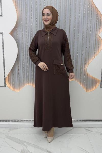 Elmin Elbise Kahverengi
